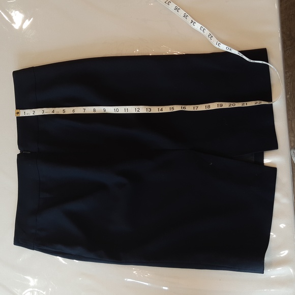 J. Crew Navy Cotton Pencil Skirt Size 6 - Picture 5 of 5
